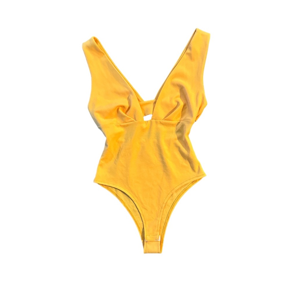Body suit/ one piece/ yellow